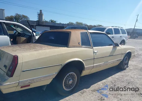 1986 Chevrolet Monte Carlo from USA, damaged, VIN 1G1GZ37H4GR144358